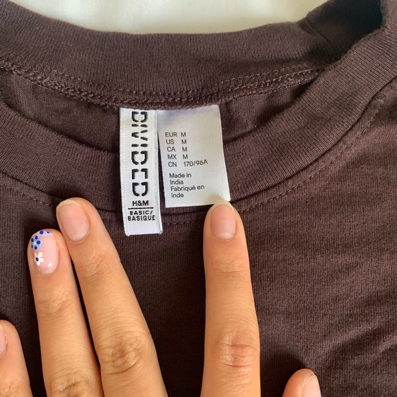 oversized brown t shirt - Picture 3 of 3